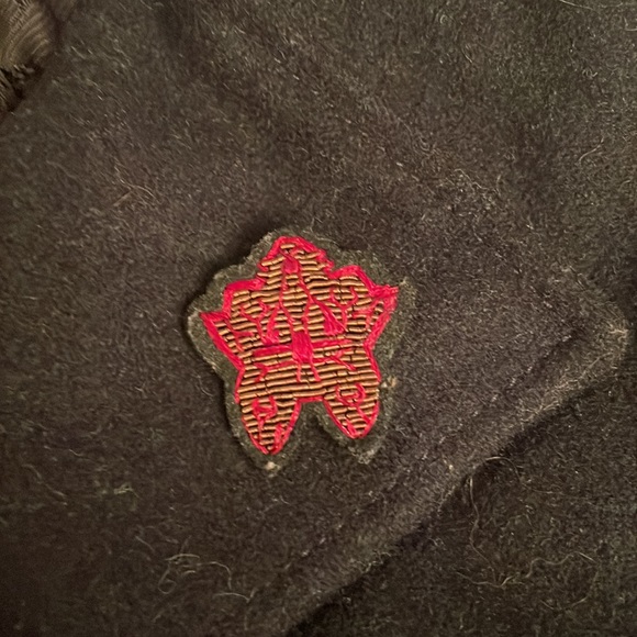 ZADIG & VOLTAIRE Size 6 Boys Wool Pea Coat. Double breasted with lapel pin. - Picture 3 of 8